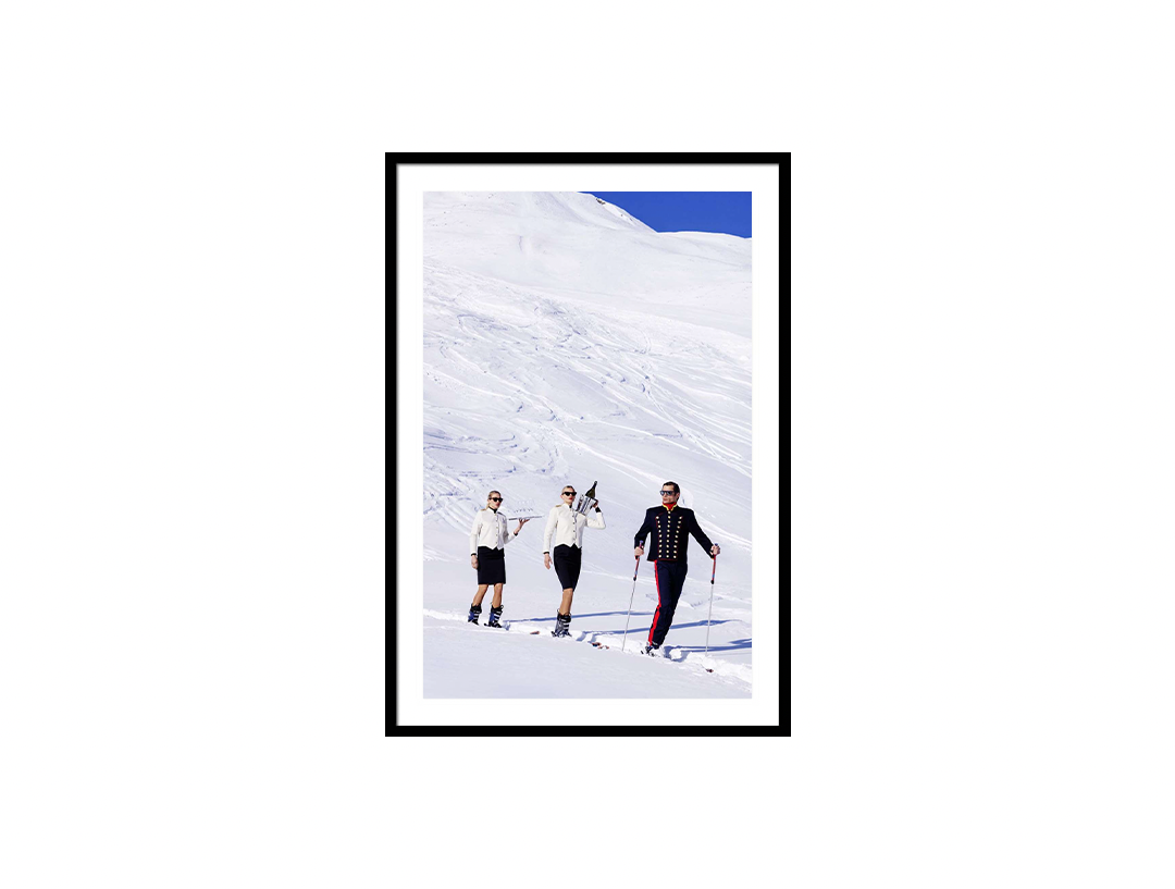 Snow Service Framed Print