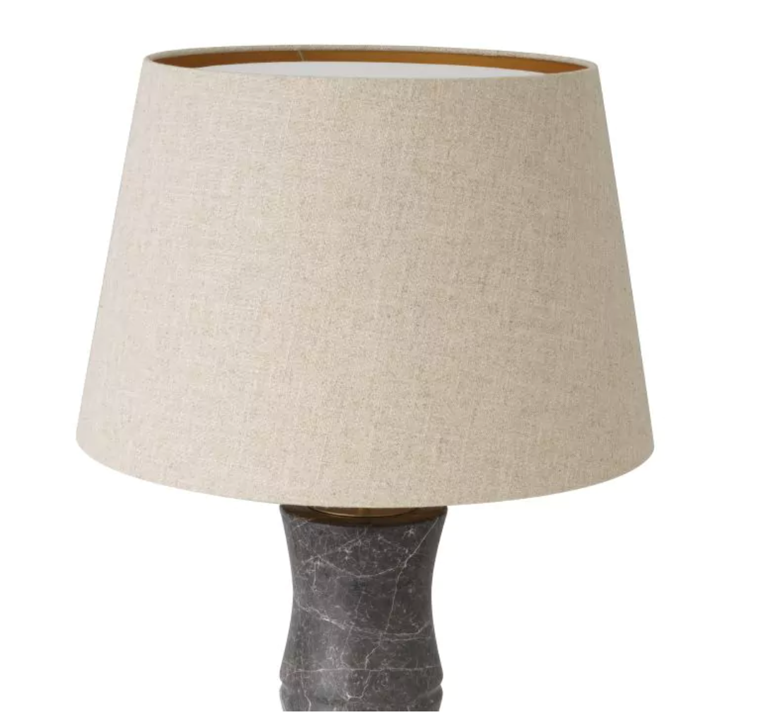 Marble Scalloped Lamp